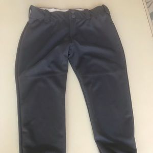 Girl YXL Gray Intensity Softball Pants
